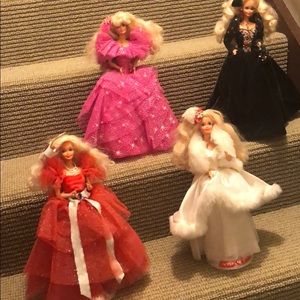 Authentic 1988, ‘89, ‘90, ‘91 Holiday Barbies